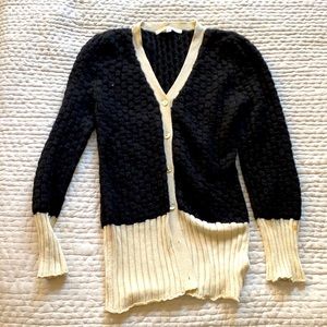 Erica Tanov alpaca & size 3 cardigan